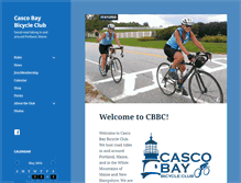Tablet Screenshot of cascobaybicycleclub.org